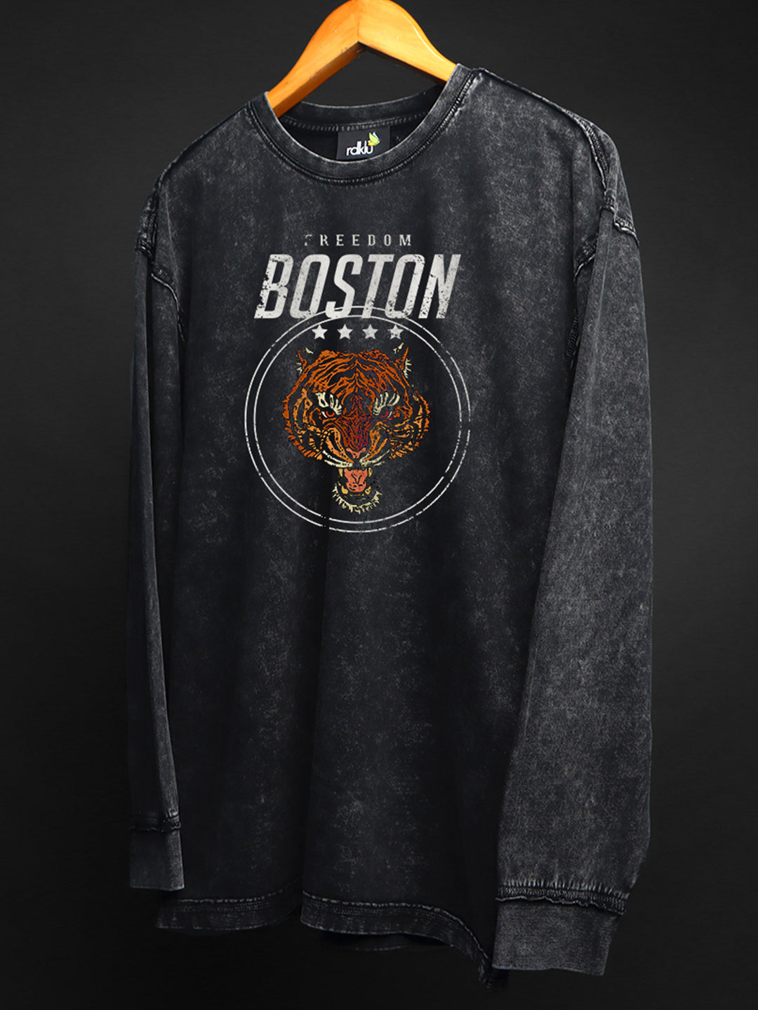 SILVER HAZE * WASHED OUT Printed SWEATSHIRT #18