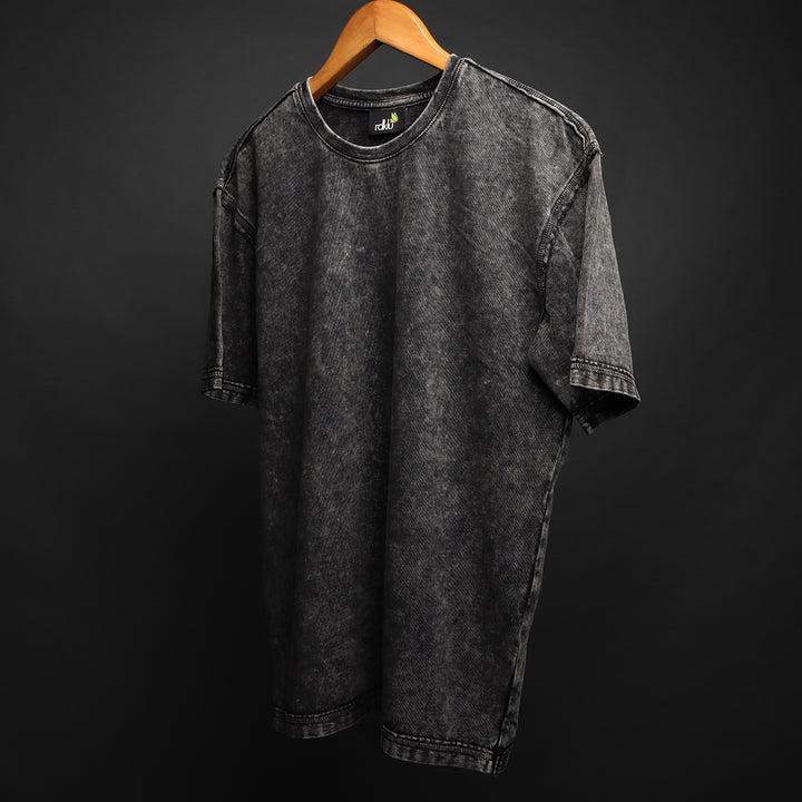 RAW EDGE * ACID HEAVY GSM OVERSIZED  TEE #3