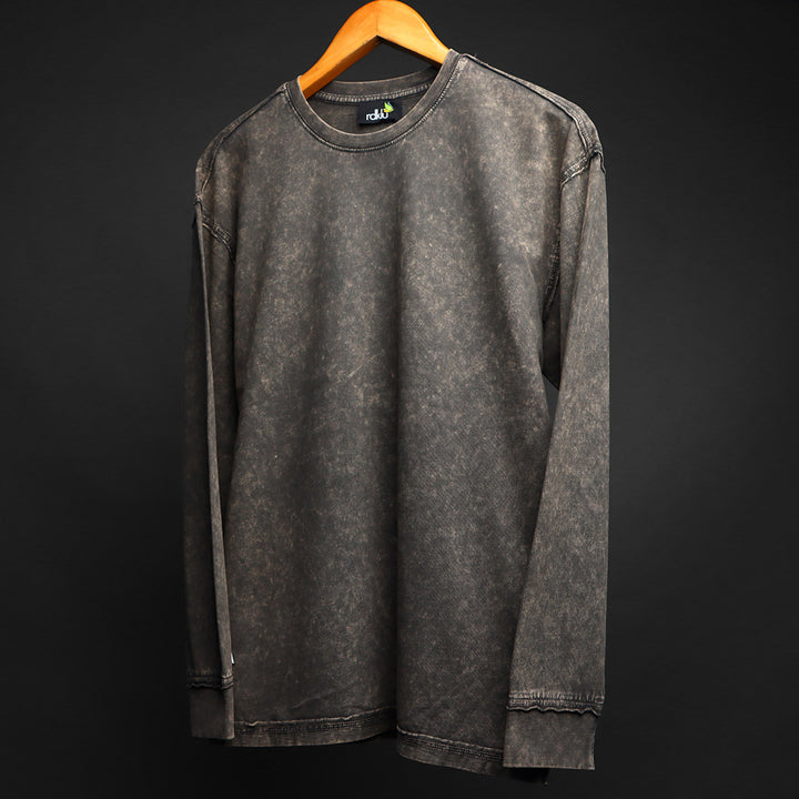 DUST FADE- RAW EDGE * ACID HEAVY GSM SWEATSHIRT #15