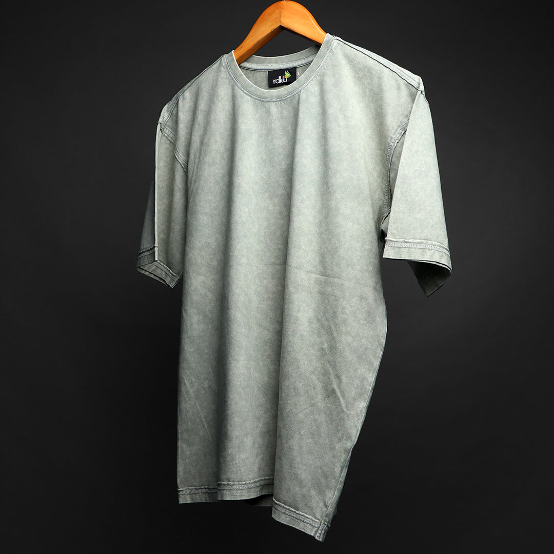 RAW EDGE * ACID HEAVY GSM OVERSIZED  TEE #12