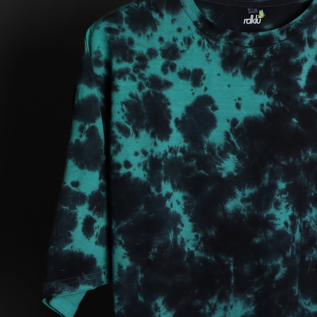 Tie Dye Over Size Tee - Obsidian * RDKLU TIE & DYE OVER SIZE TEE#10