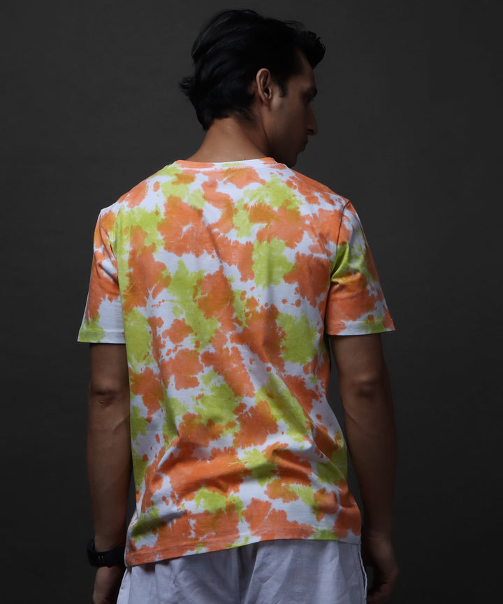 Men Tie And Dyed - RDKLU * PALM MALL Hand Tie & Dye Tee#48
