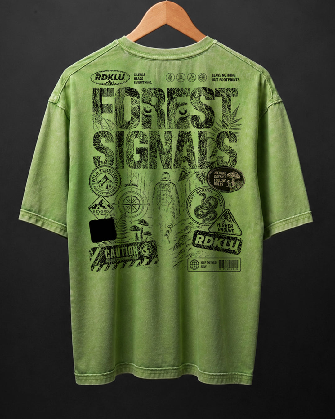 Urban Forest * ACID WASH OVER SIZE TEE #390