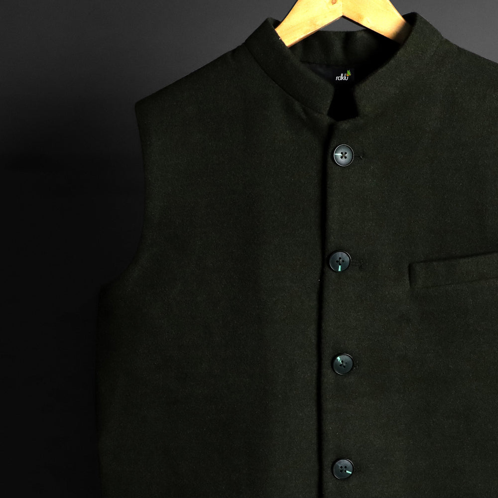 RDKLU MEN'S Waist-coat - RDKLU Woolen Tweed MEN'S Waist-coat #9