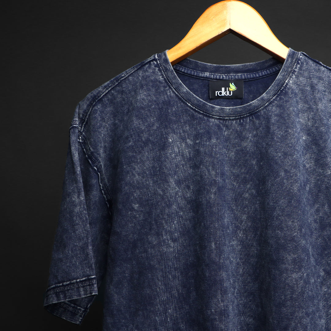 RAW EDGE * ACID HEAVY GSM OVERSIZED  TEE #1