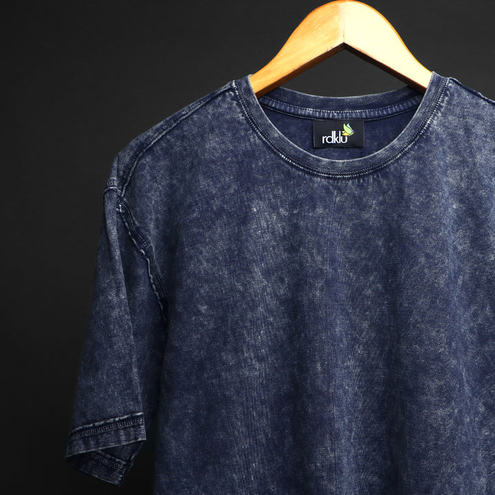 RAW EDGE * ACID HEAVY GSM OVERSIZED  TEE #1