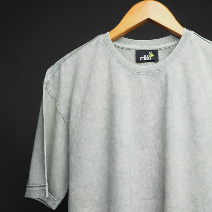 RAW EDGE * ACID HEAVY GSM OVERSIZED  TEE #12