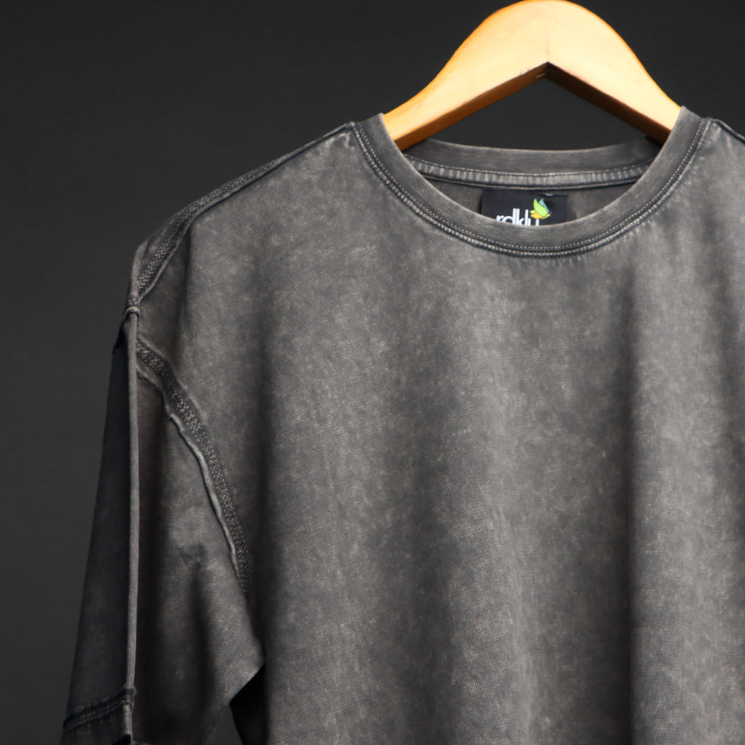 RAW EDGE * ACID HEAVY GSM OVERSIZED  TEE #11