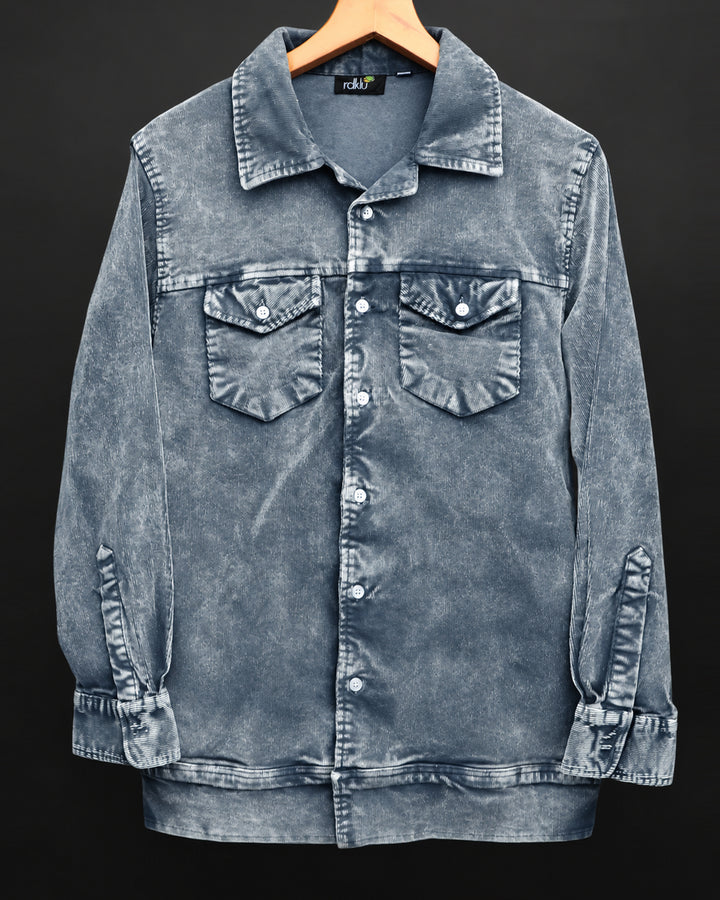 Ashwood Corduroy acid wash Shirt #164