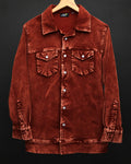 Rustwood Corduroy acid wash Shirt #167