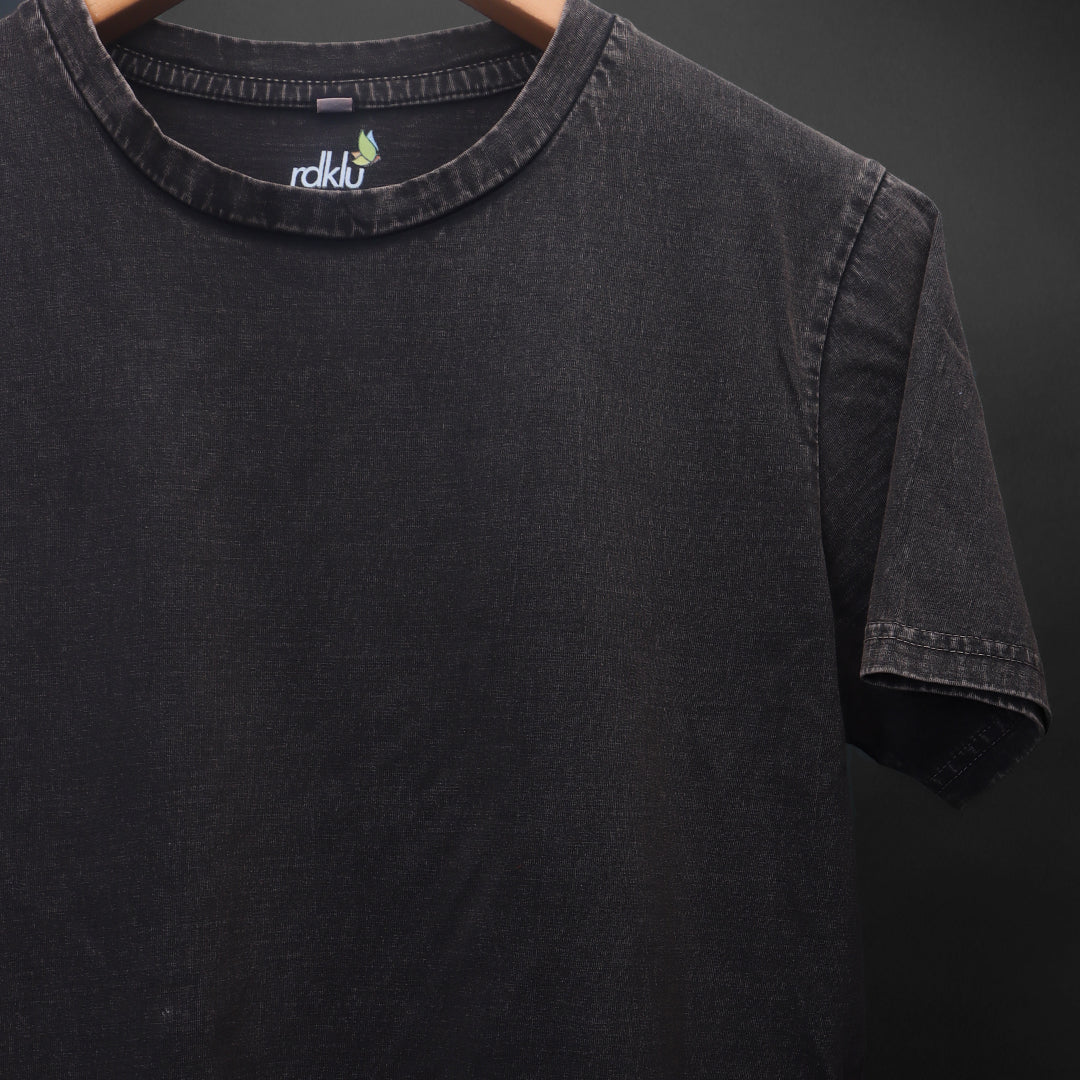 Charcoal Acid Wash Tee #44