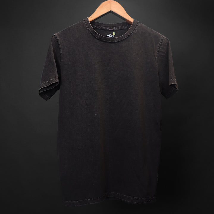 Charcoal Acid Wash Tee #44