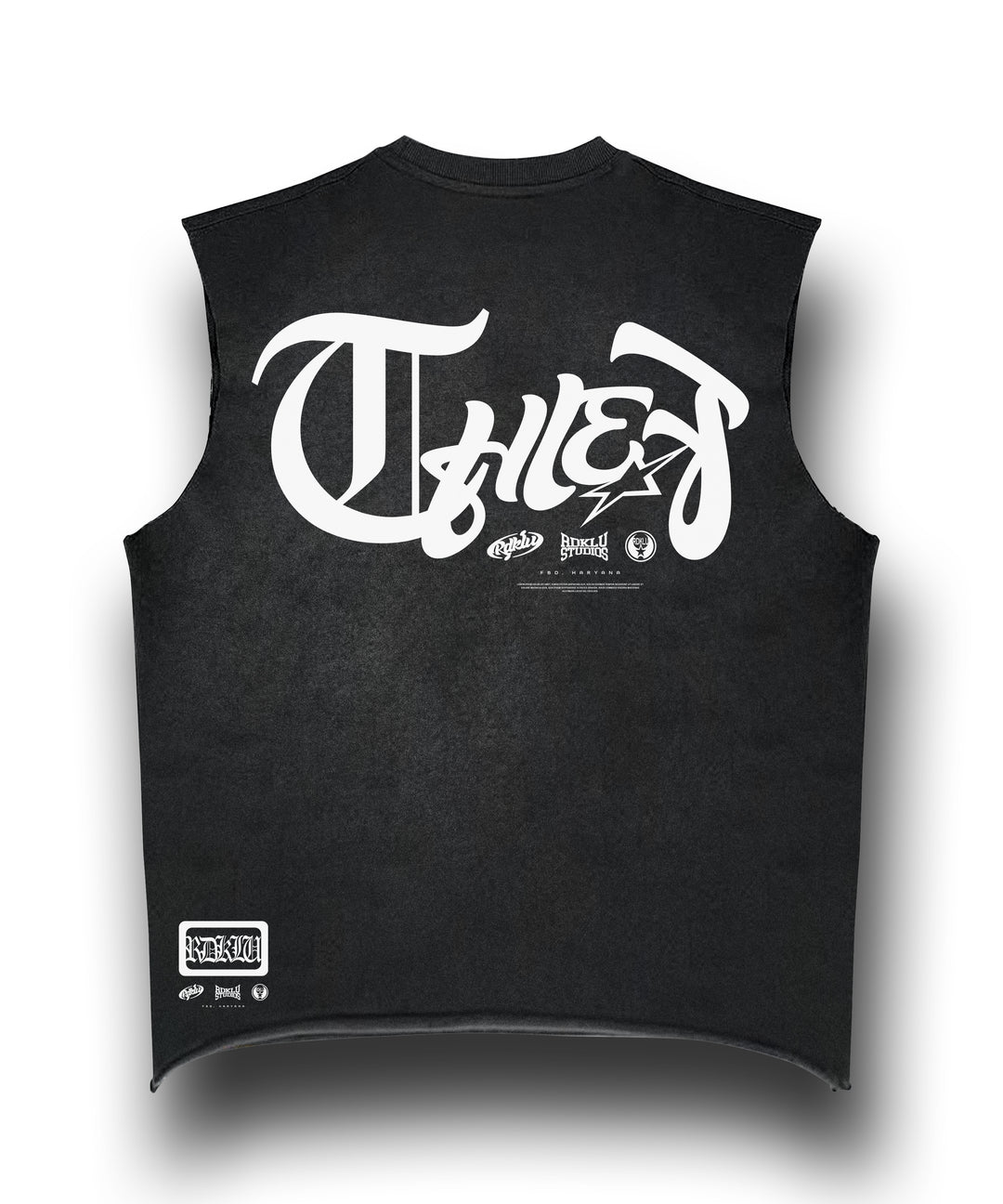 Phantom - Heavy GSM Cotton Sleevless Vest#4