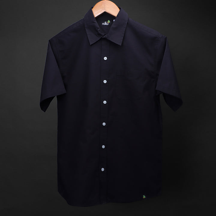 Crisp Black* PLAIN SHIRT #20