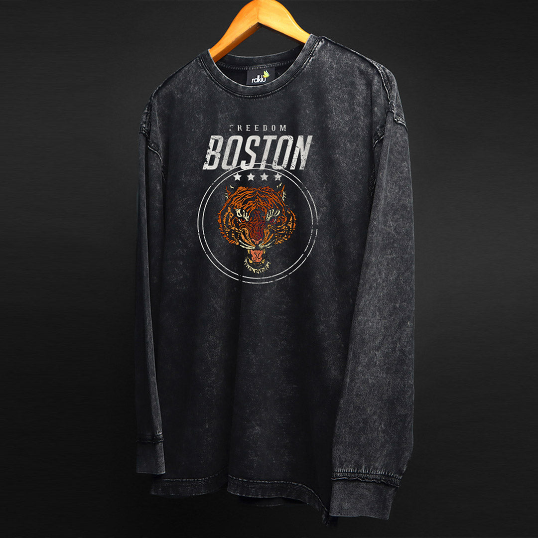 SILVER HAZE * WASHED OUT Printed SWEATSHIRT #18