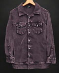 Vintage Merlot Corduroy acid wash Shirt #165