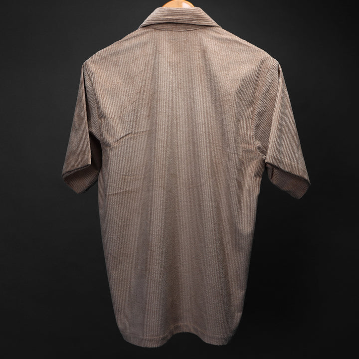 Corduroy Zipper Shirt #136