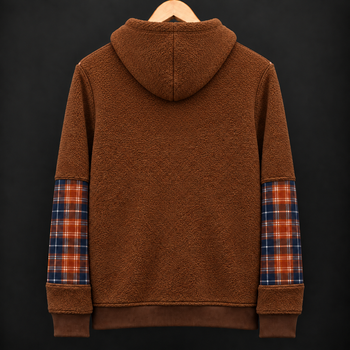 UNISEX Copper Trail Fur Flannel Hoodie #37