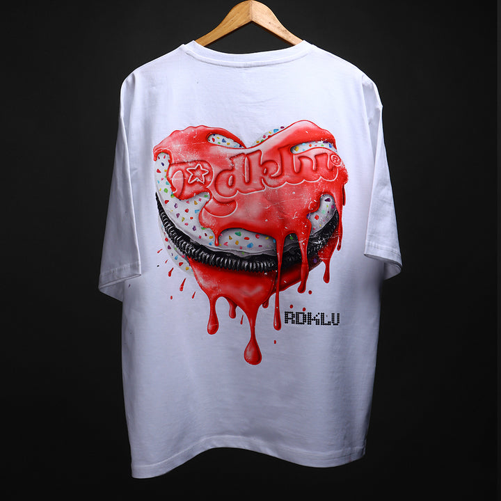 COOKIE * Heavy GSM OVER SIZE TEE #43