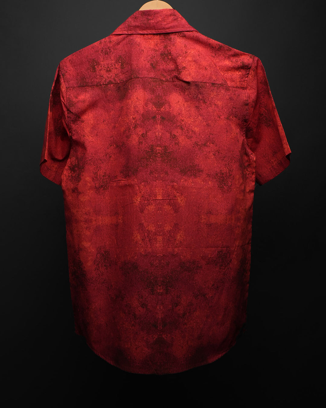 Molten Red - Printed Shirt For Men #164
