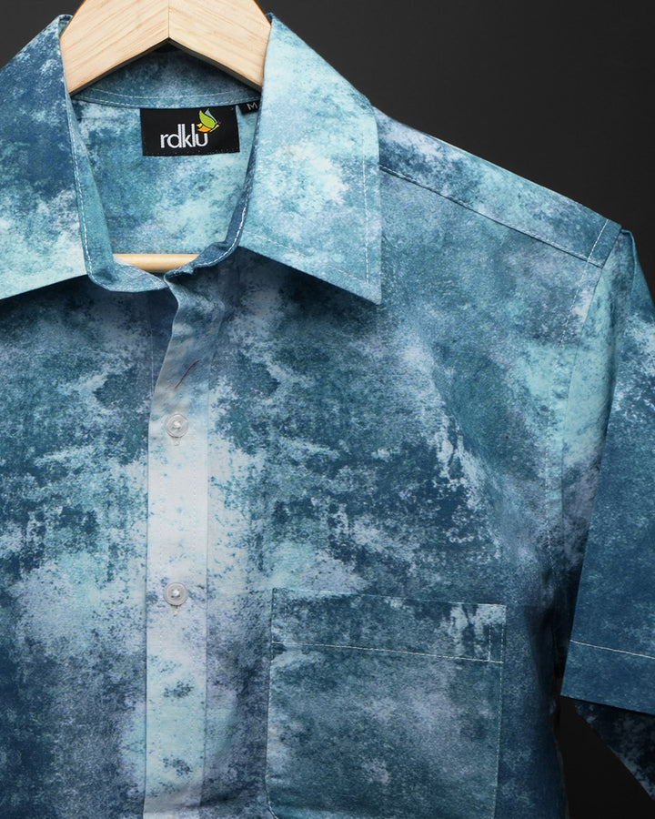 Frost Wave - Printed Shirt For Men #165