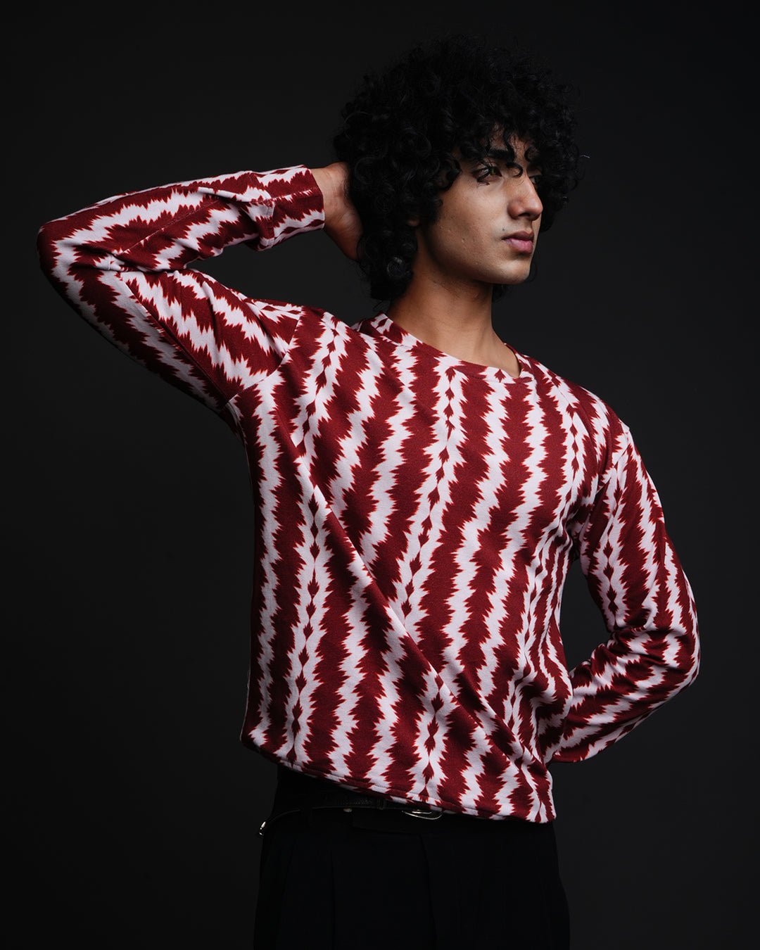 Terracotta * COTTON PRINTED SWEATSHIRT #11
