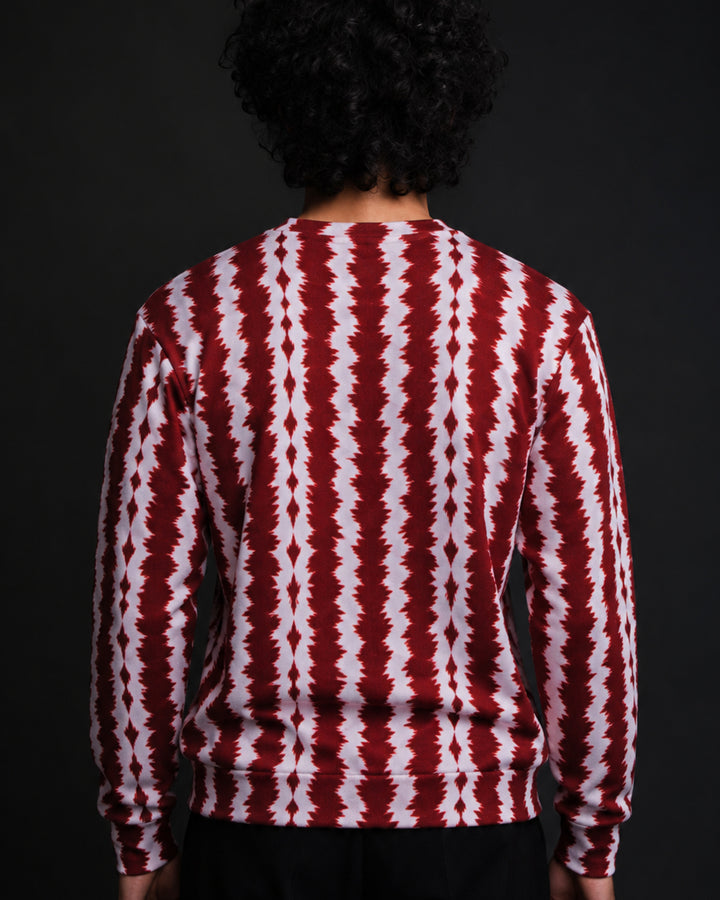 Terracotta * COTTON PRINTED SWEATSHIRT #11