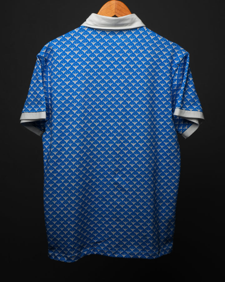 Cobalt Arc* Mens Cotton Printed Polo Tee#67