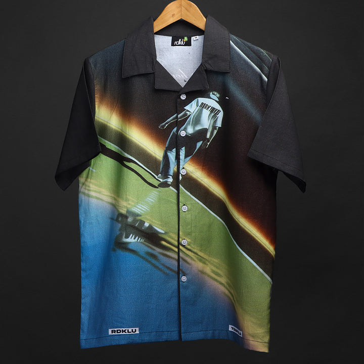 AFTER HOURS * Cuban Collar Shirt For Men #133
