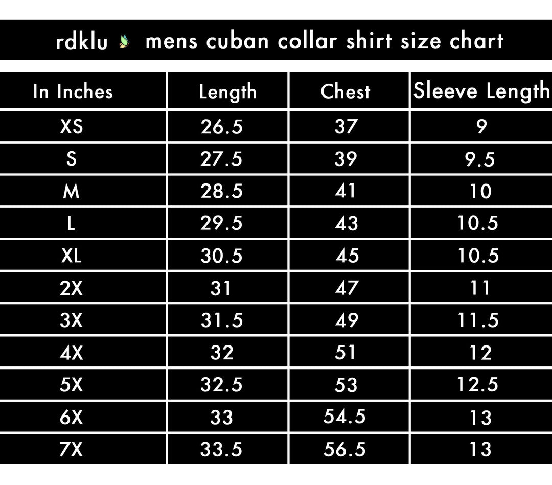 Prints - RDKLU Cuban Collar Shirt For Men#335