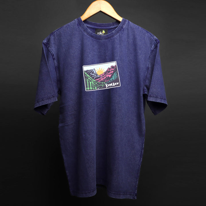 WASHED OUT PRINTED OVERSIZED TEE #9