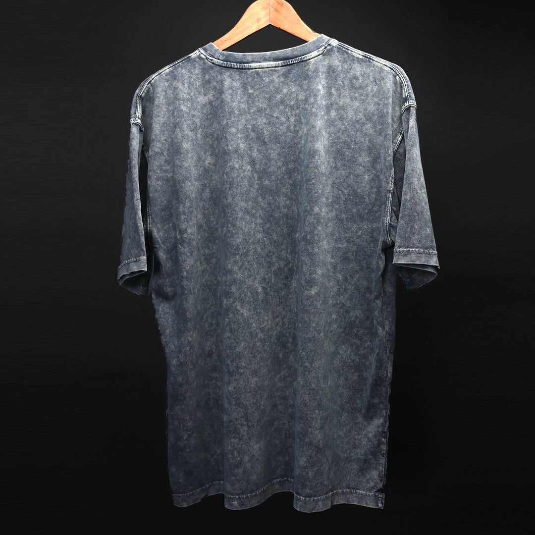 ACID WASH OVER SIZE TEE #40