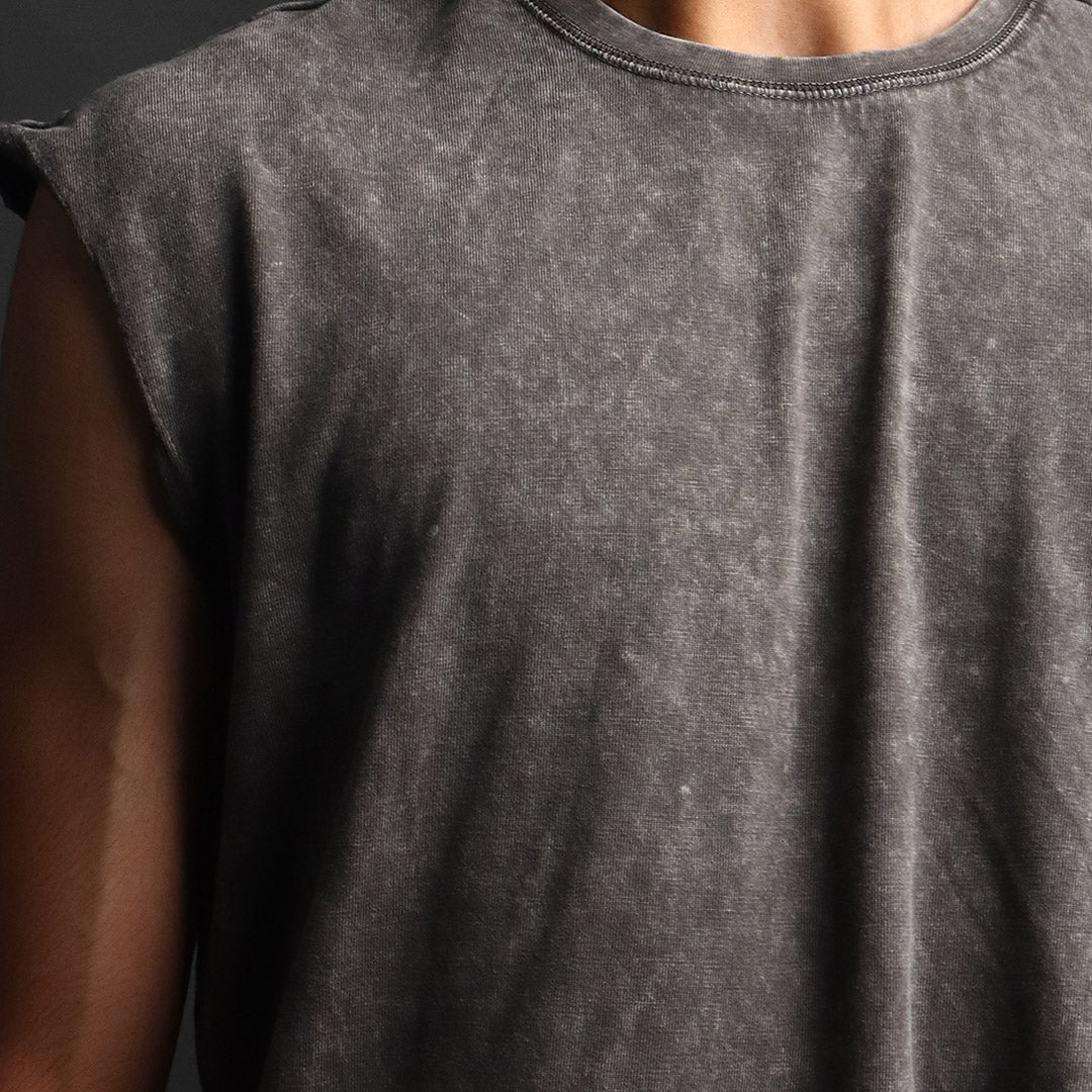 WASHED OUT * SLEEVELESS VEST #14