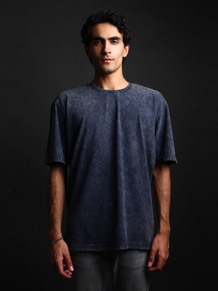 WASHED OUT BASIC * OVERSIZED TEE #7