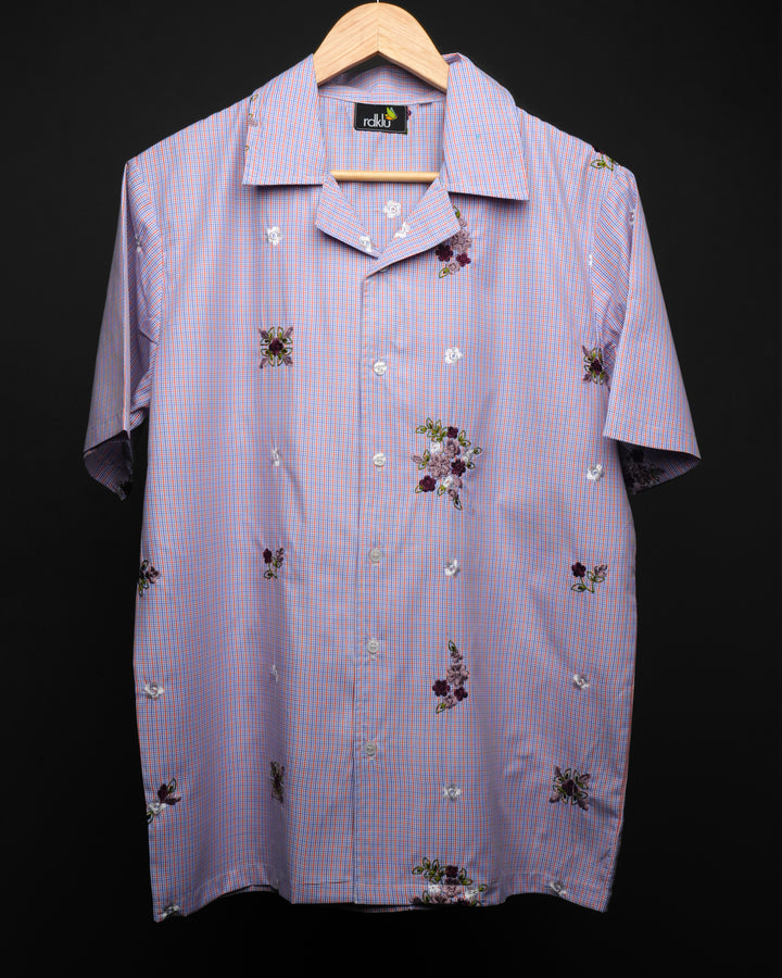 Rose Meadow * Embroidery Shirt #179