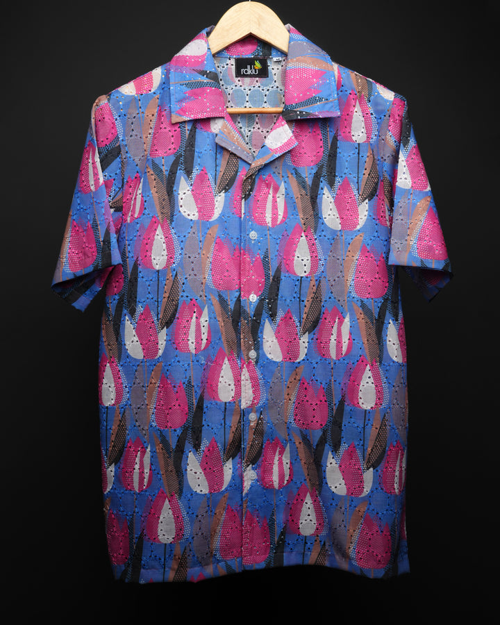 Graphic Garden * Embroidery Shirt #180