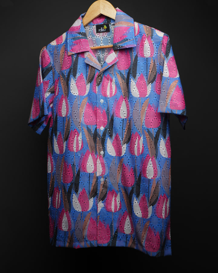 Graphic Garden * Embroidery Shirt #180