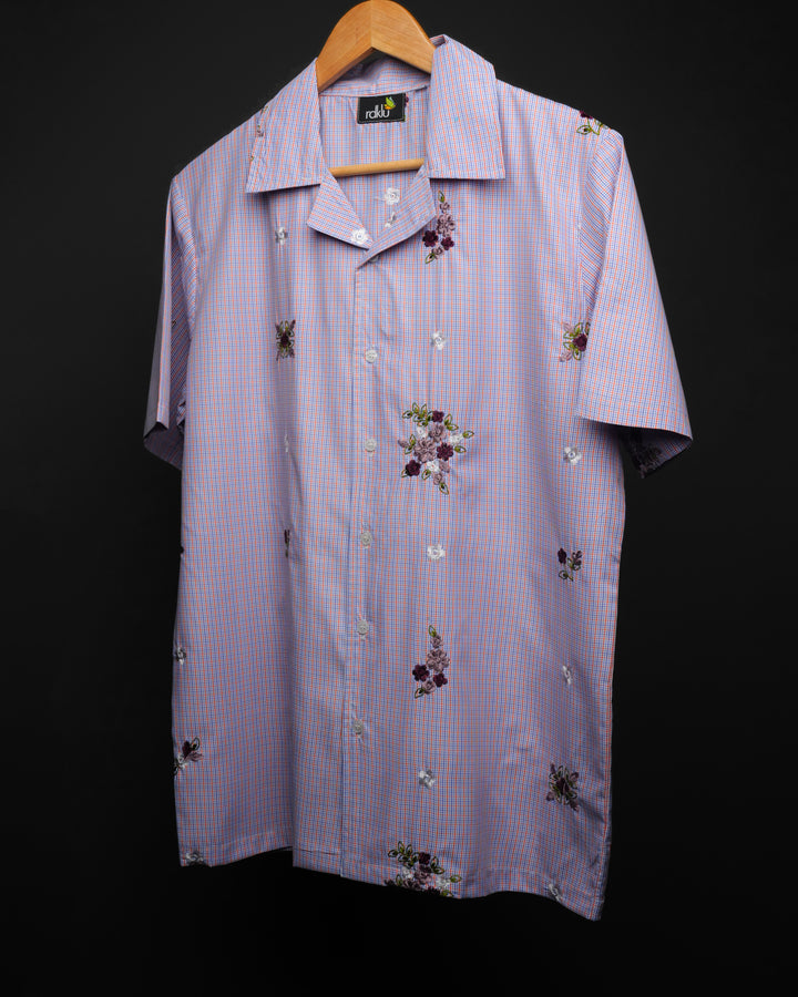 Rose Meadow * Embroidery Shirt #179