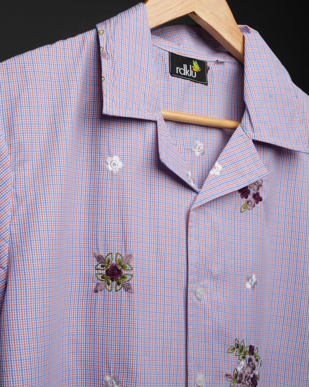 Rose Meadow * Embroidery Shirt #179