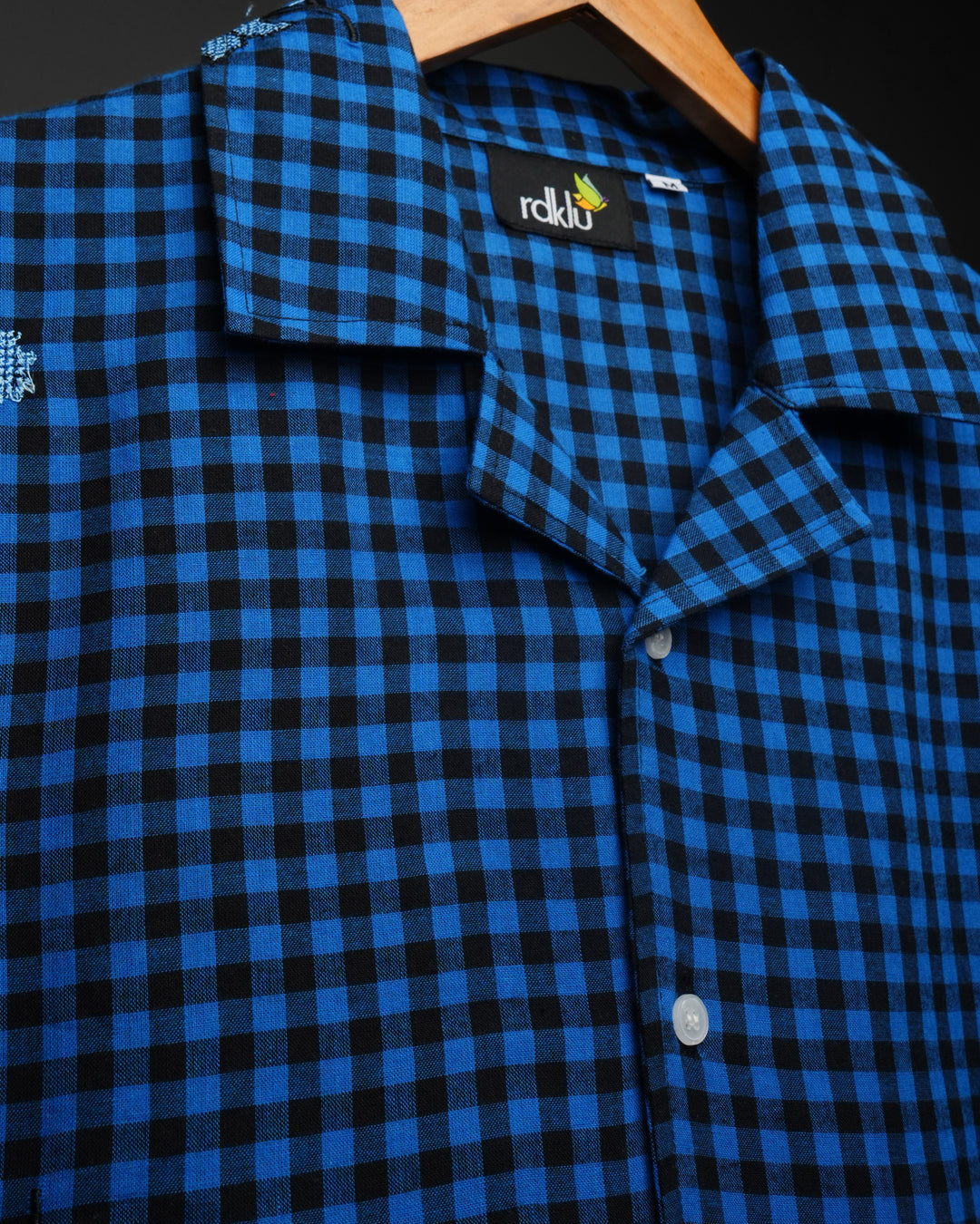 Blue Meadow * Embroidery Shirt #177