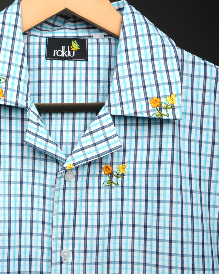 Bluebell Garden * Embroidery Shirt #181
