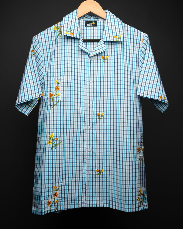 Bluebell Garden * Embroidery Shirt #181