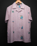Ocean Flora * Embroidery Shirt #178