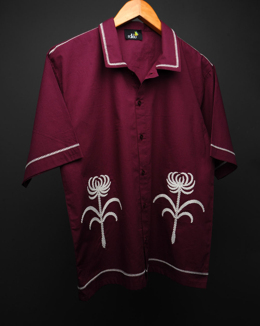 Auburn Embroidery Resort Shirt #168