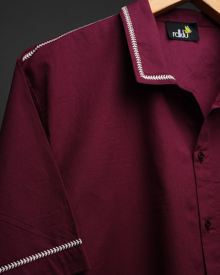 Auburn Embroidery Resort Shirt #168