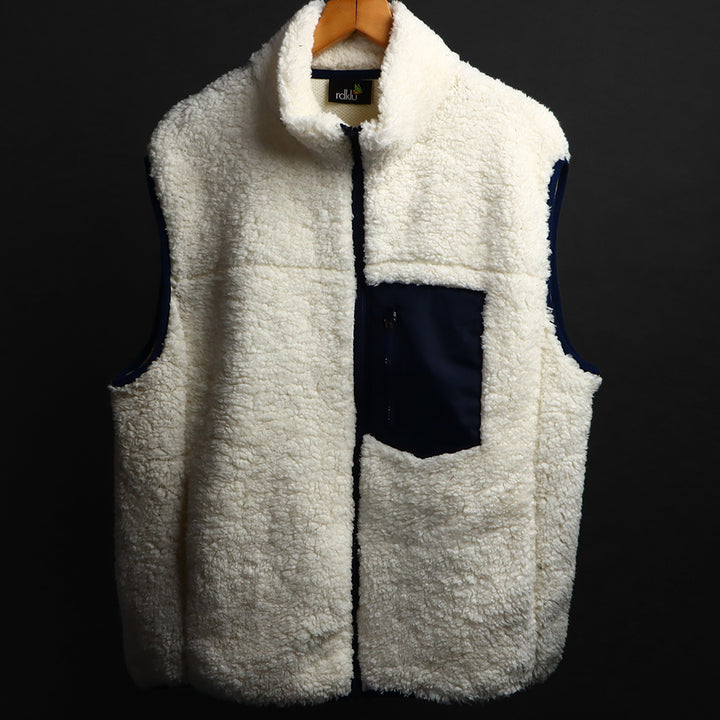 CLOUDFORM UNISEX SLEEVLESS FUR JACKET #15