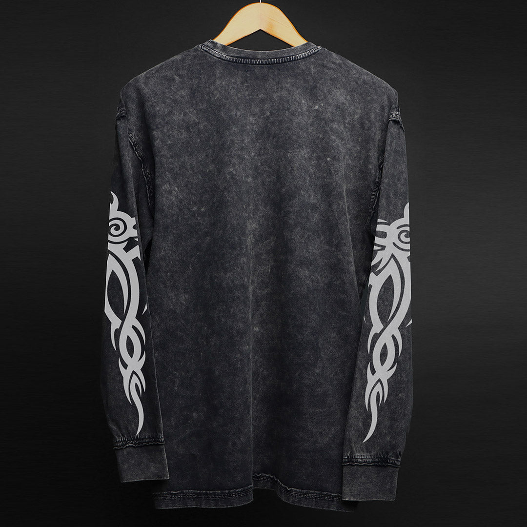 FEAR NONE - WASHED OUT LONGSLEEVE TEE #22