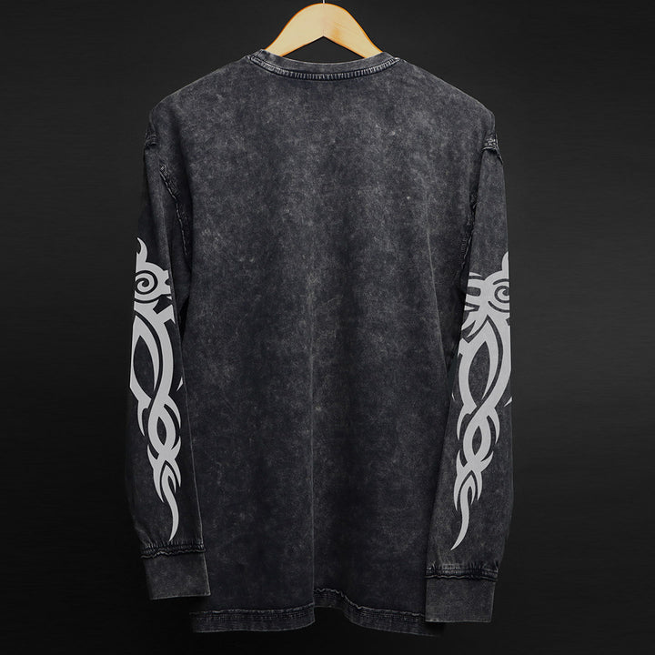 FEAR NONE - WASHED OUT LONGSLEEVE TEE #22