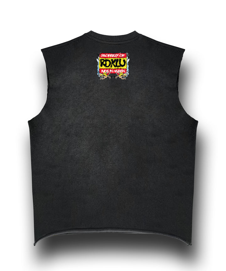 Whisper -Heavy GSM Cotton Sleevless Vest#1