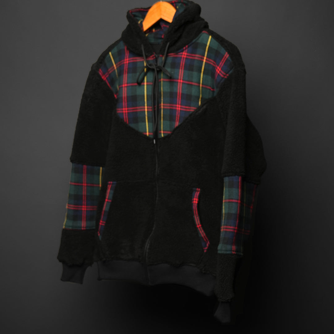 UNISEX FUR Flannel Hoodie #35